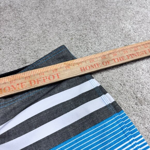 O’Neill Board Shorts Men’s Blue Gray White Drawstring Pockets Size 32 - Picture 3 of 12